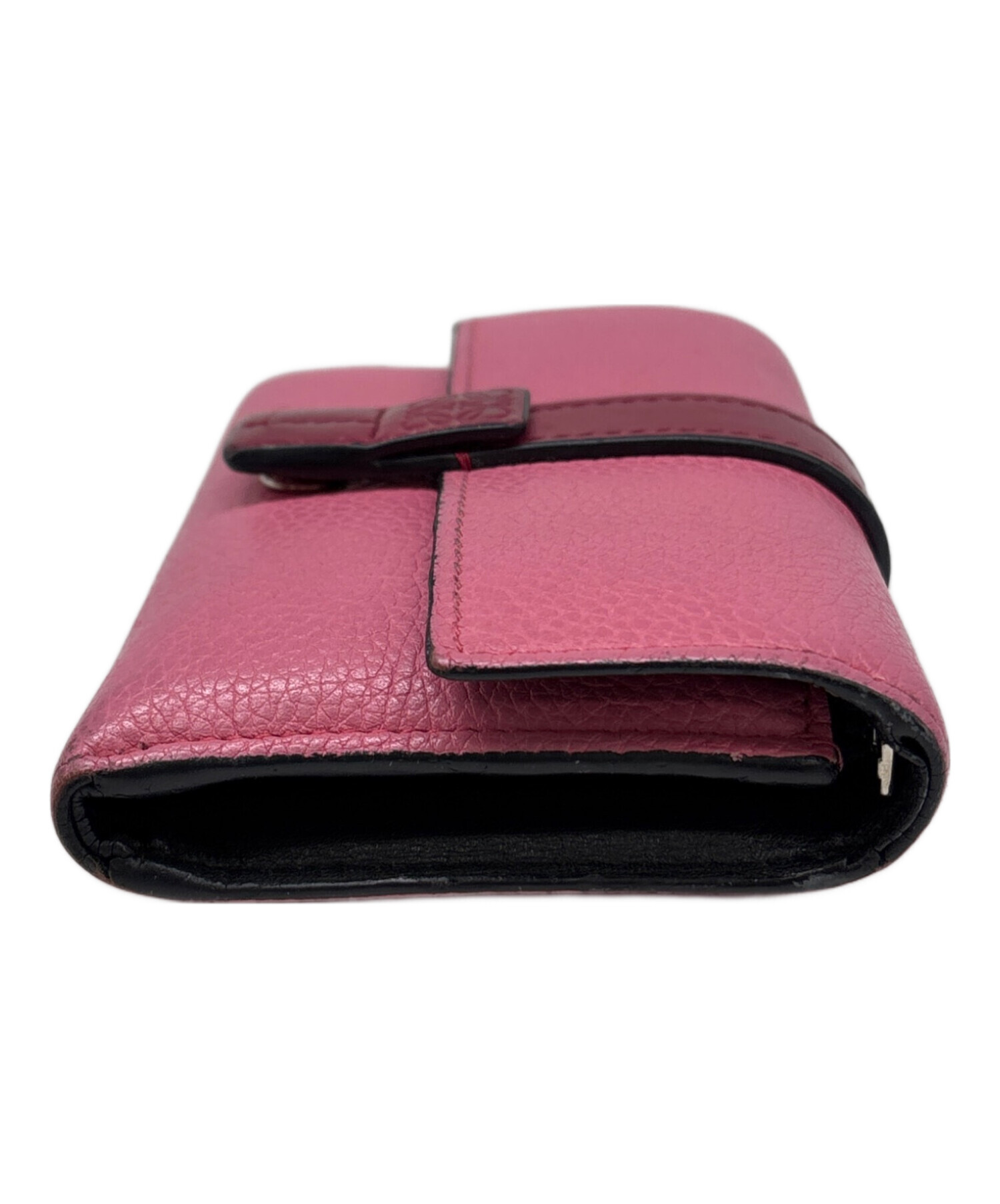 LOEWE ロエベ　三つ折り財布　ピンク 中古・古着通販】LOEWE (ロエベ) 3つ折り財布 ピンク｜ブランド・古着