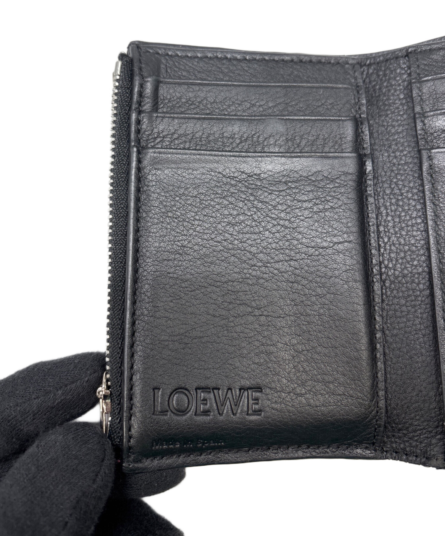 中古・古着通販】LOEWE (ロエベ) 3つ折り財布 ピンク｜ブランド・古着