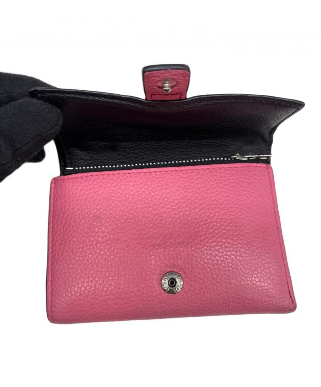 中古・古着通販】LOEWE (ロエベ) 3つ折り財布 ピンク｜ブランド・古着