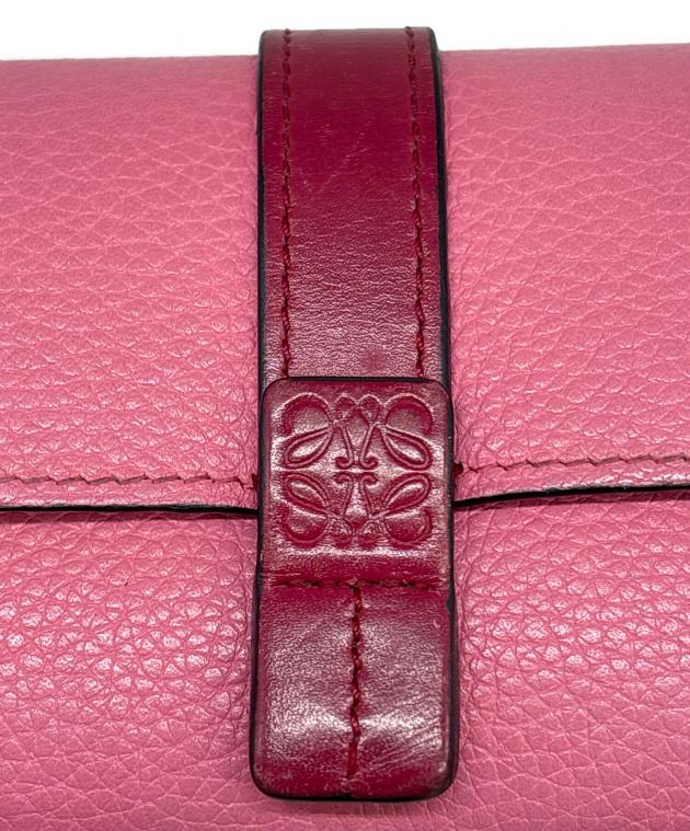 中古・古着通販】LOEWE (ロエベ) 3つ折り財布 ピンク｜ブランド・古着