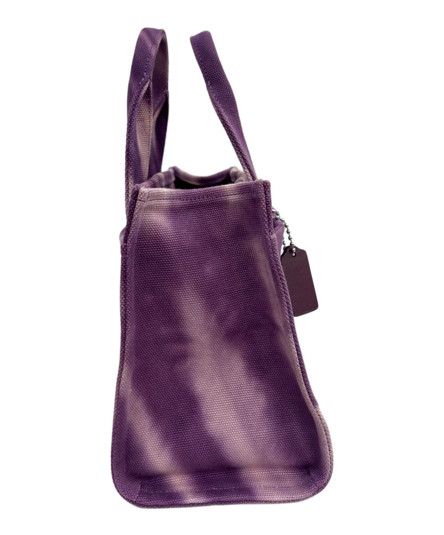 COACH コーチ 38619 ショルダー レザー トートバッグ パープル レディース 中古・古着通販】COACH (コーチ) トートバッグ パープル｜ブランド