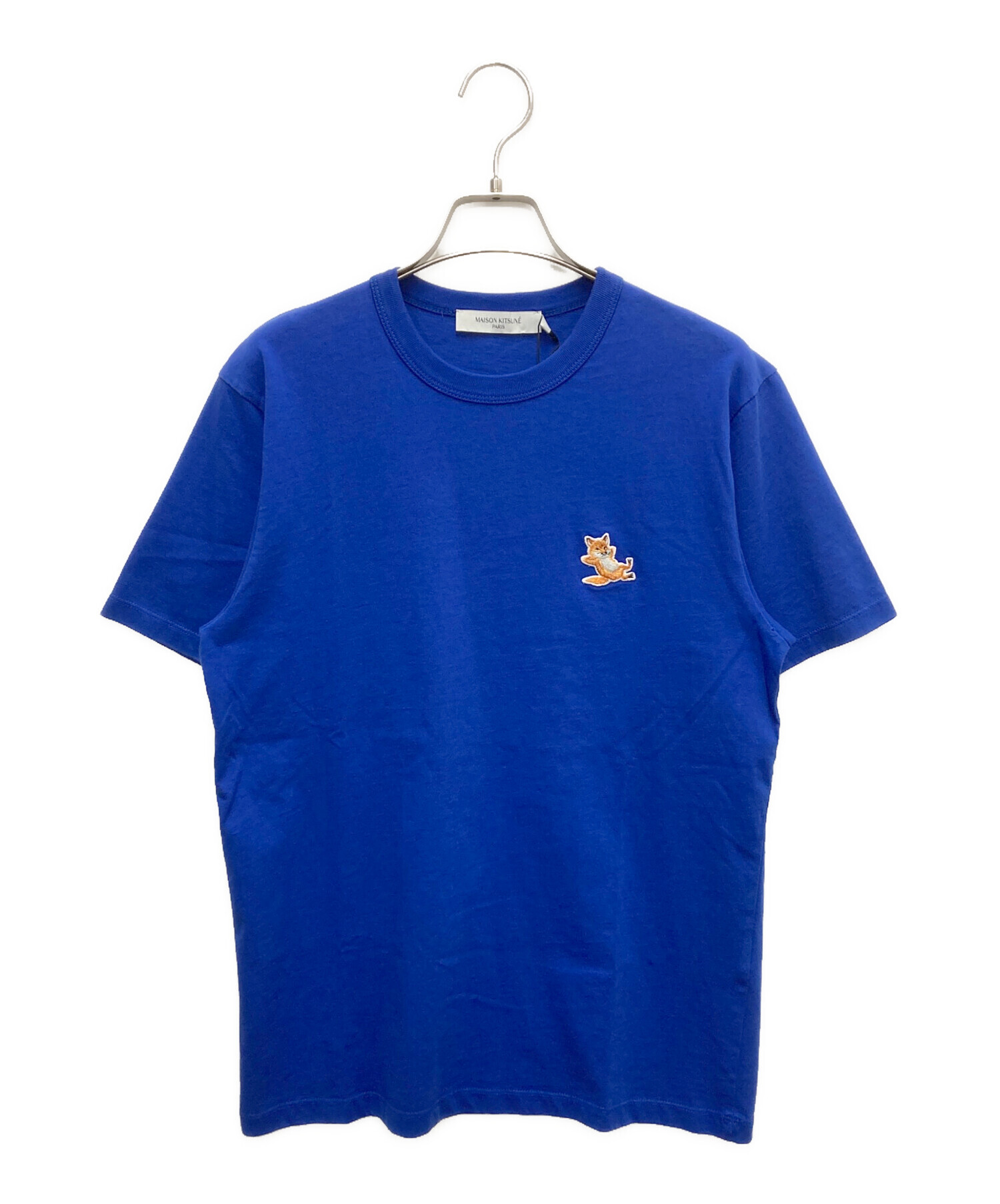 中古・古着通販】maison kitsune (メゾンキツネ) 半袖Tシャツ ブルー 