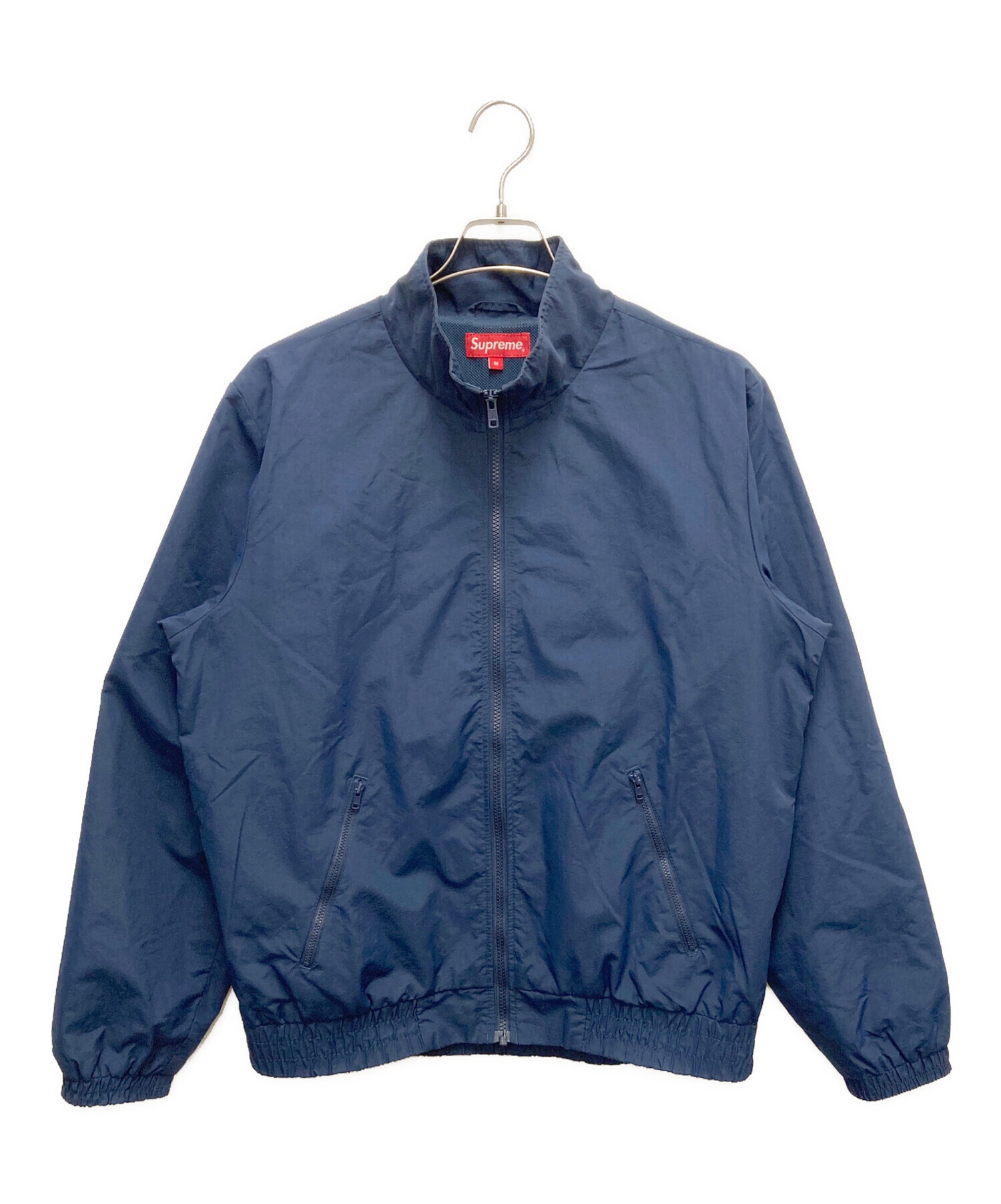 【古着】Supreme ネイビー プルオーバージャケット 中古・古着通販】SUPREME (シュプリーム) ニットジャケット ネイビー