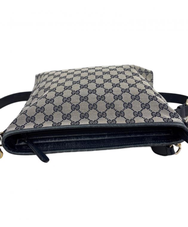 大幅値下げ！！GUCCIショルダー♡ 中古・古着通販】GUCCI (グッチ) ショルダーバッグ GG 388926 ネイビー