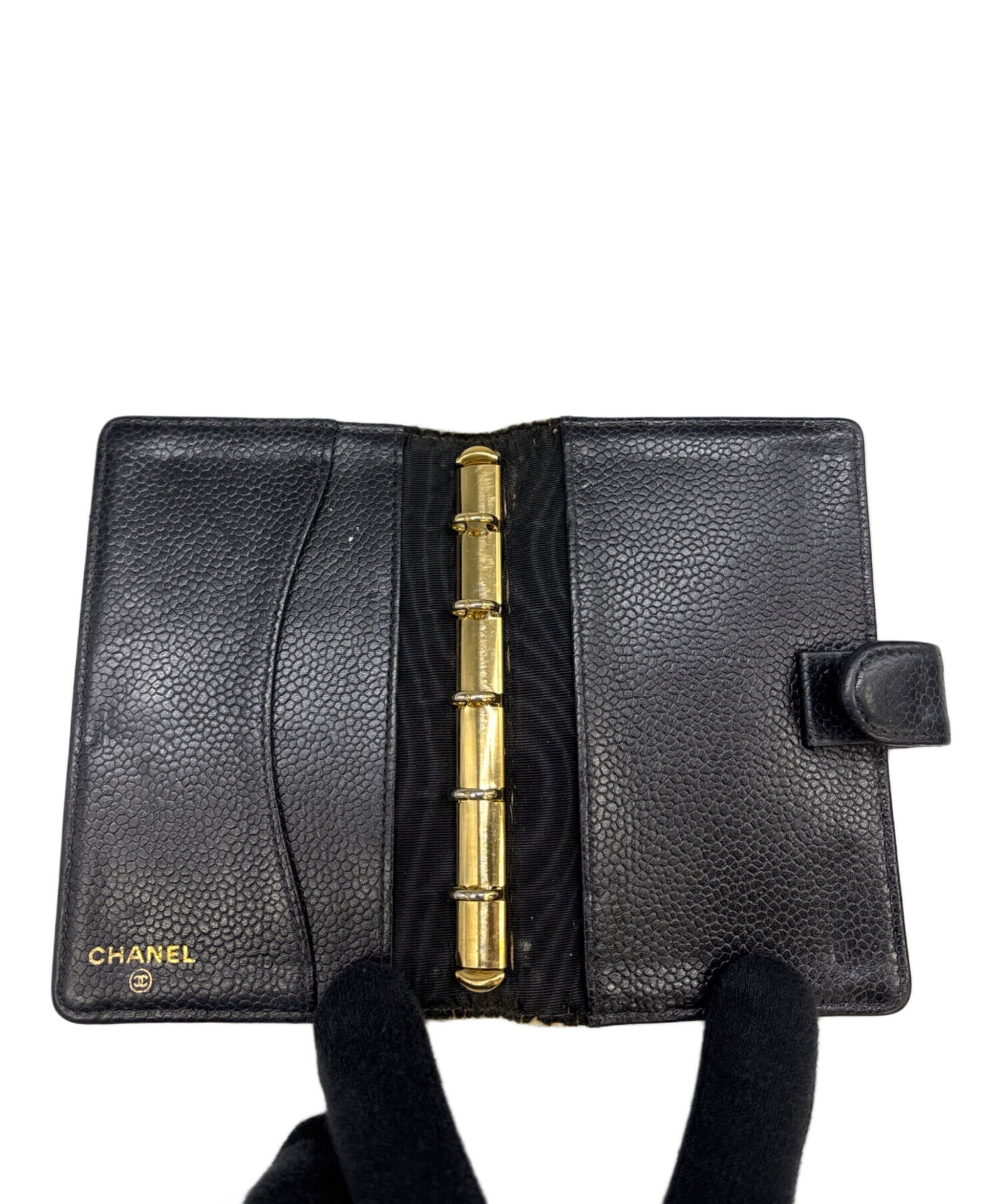 中古・古着通販】CHANEL (シャネル) 手帳カバー ブラック｜ブランド