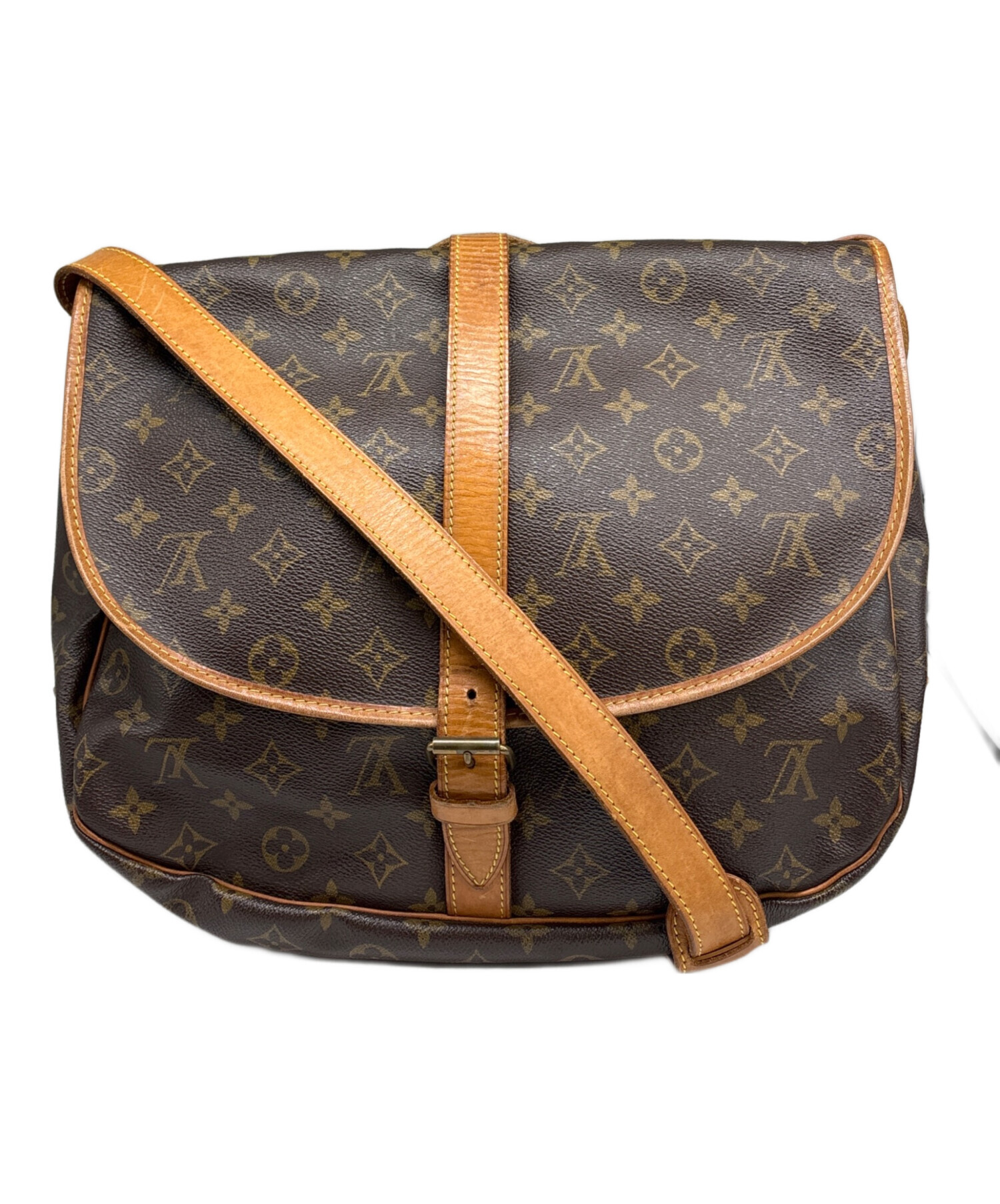 ルイヴィトンショルダーバッグソミュール35 EMI 中古・古着通販】LOUIS VUITTON (ルイ ヴィトン) ショルダーバッグ