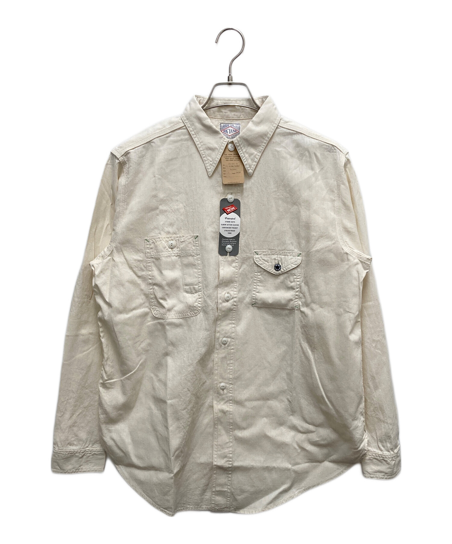中古・古着通販】BIG YANK (ビッグヤンク) 長袖シャツ ベージュ サイズ