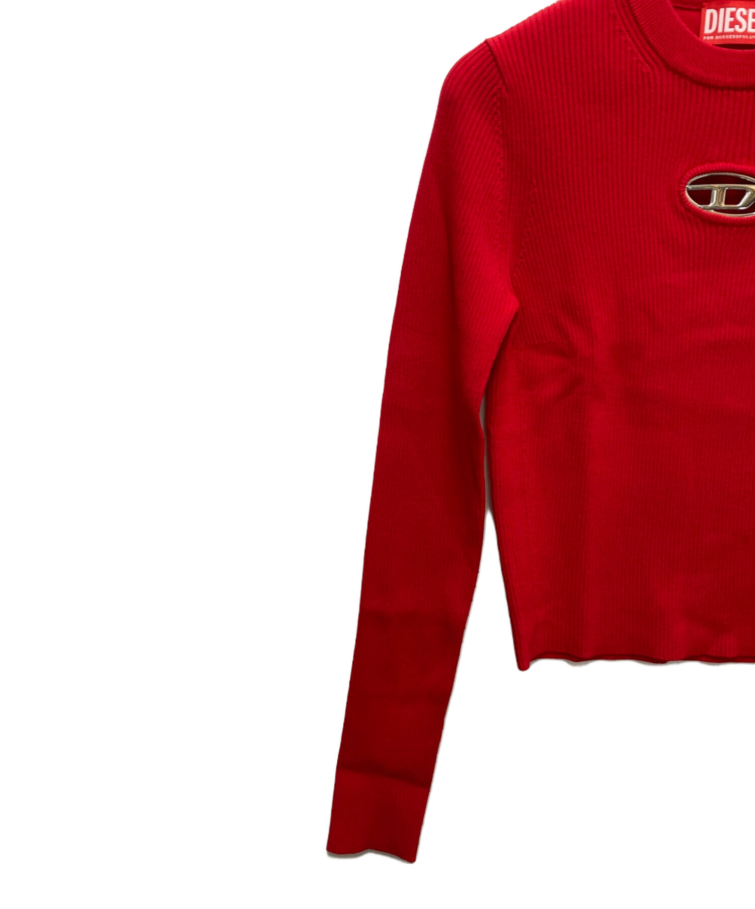 中古・古着通販】DIESEL (ディーゼル) ニット レッド サイズ:SIZE M