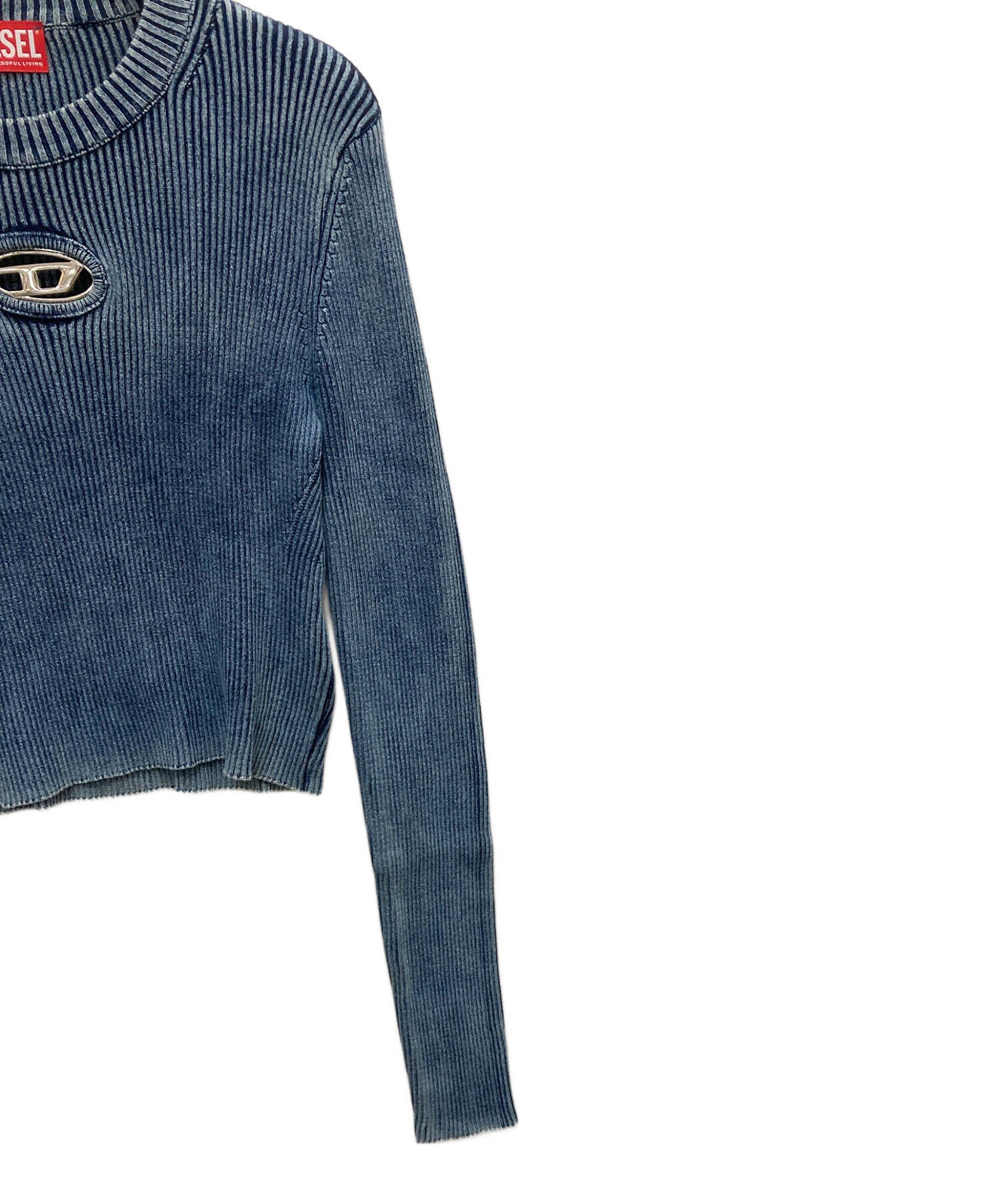 中古・古着通販】DIESEL (ディーゼル) ニット ネイビー サイズ:SIZE M