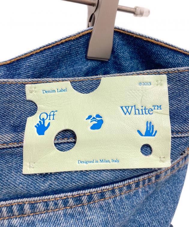 中古・古着通販】OFFWHITE (オフホワイト) デニムパンツ インディゴ
