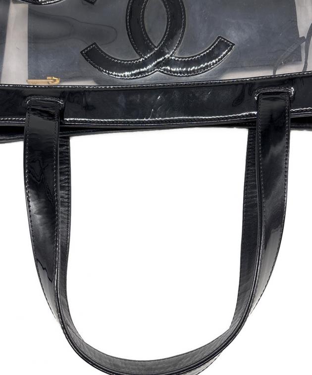 シャネル クリアトートバッグ 非売品 中古・古着通販】CHANEL (シャネル) クリアトートバッグ トリプルココ