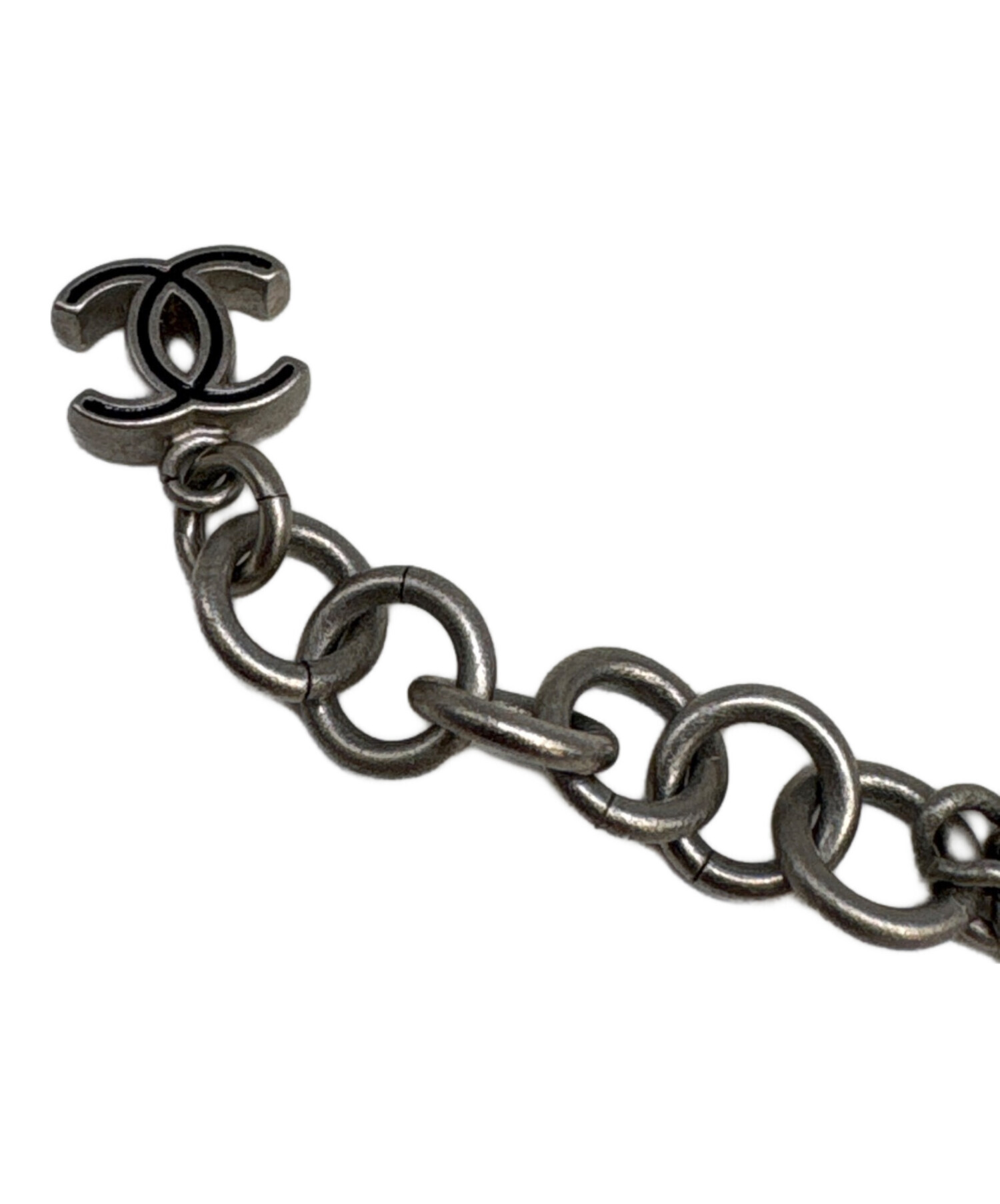 中古・古着通販】CHANEL (シャネル) ブレスレット ブラック｜ブランド