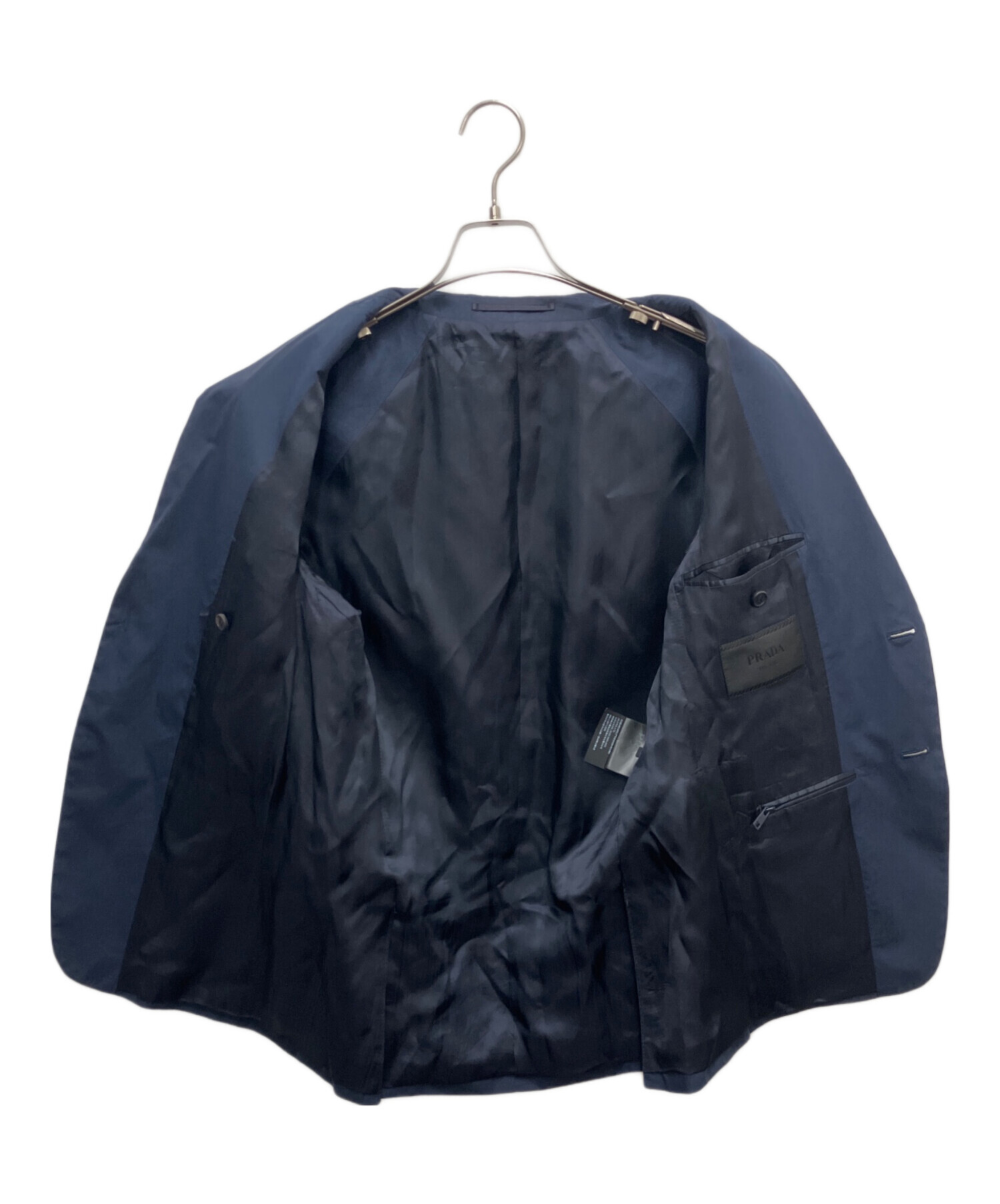 中古・古着通販】PRADA (プラダ) テーラードジャケット ネイビー