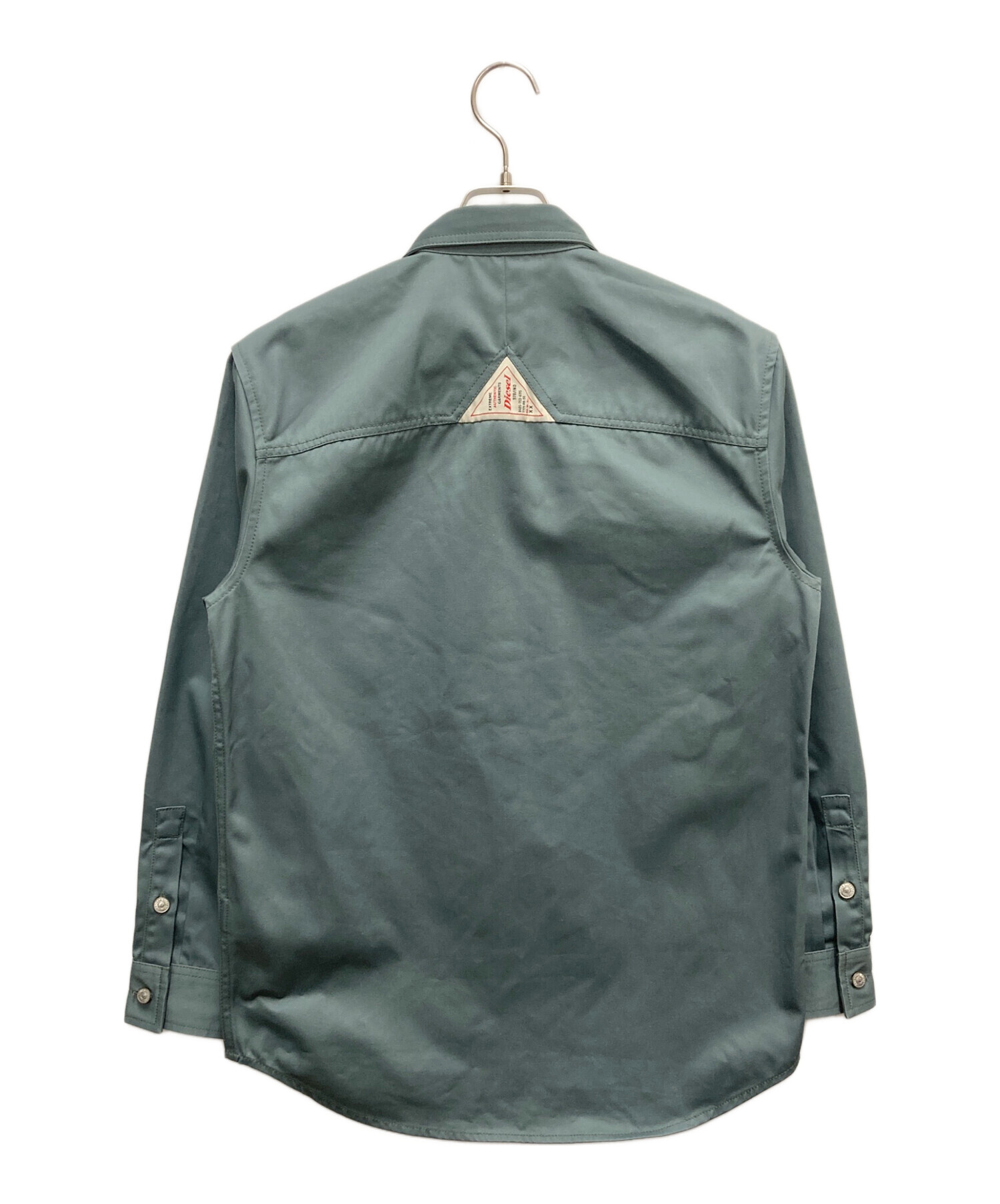 中古・古着通販】DIESEL (ディーゼル) シャツジャケット グリーン 