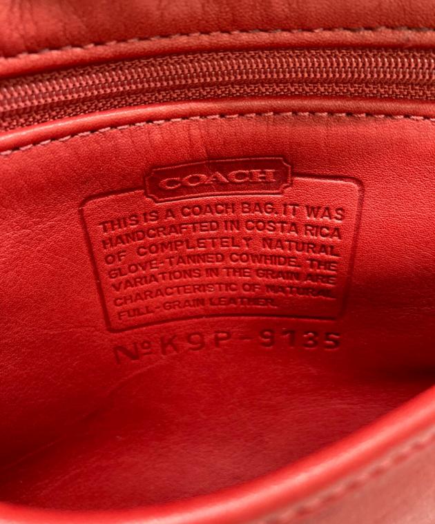 中古・古着通販】COACH (コーチ) ショルダーバッグ レッド｜ブランド