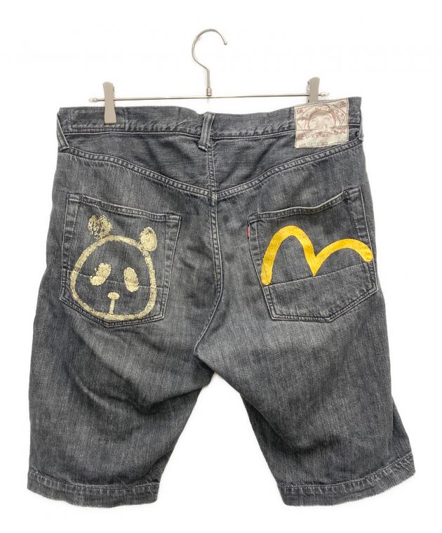中古・古着通販】EVISU (エヴィス) ハーフパンツ グレー サイズ:SIZE
