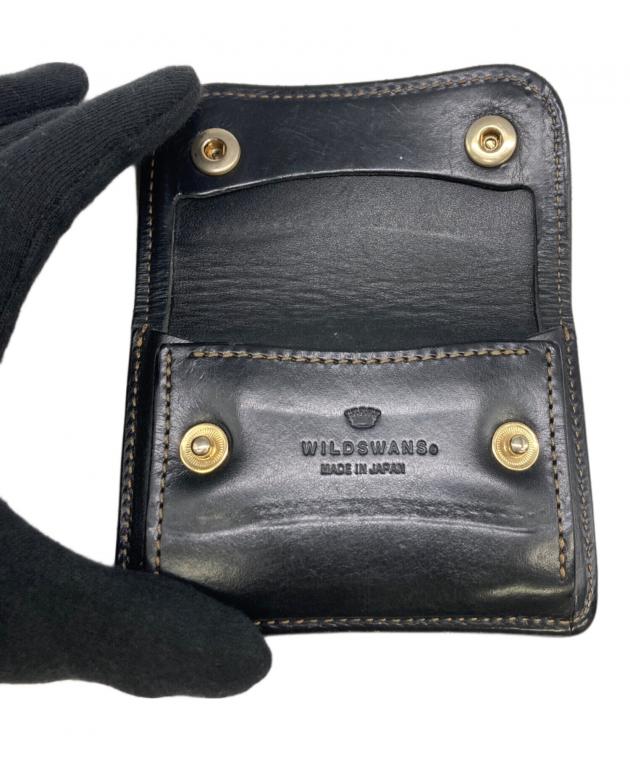 WILDSWANS ケース 小銭入れ ブラック 中古・古着通販】WILDSWANS (ワイルドスワンズ) コインケース ブラック