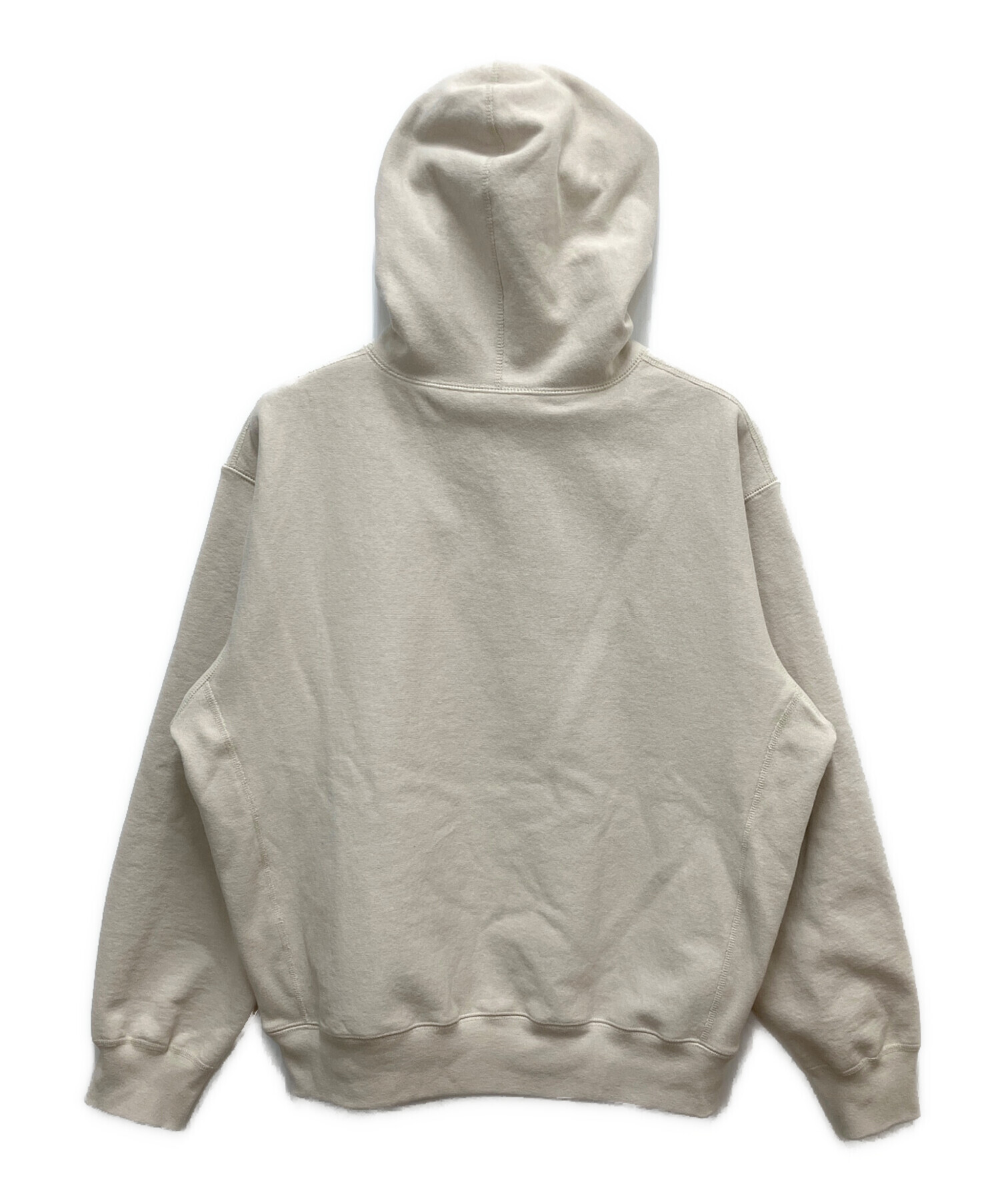 ベージュ　シュプリーム　パーカー　極美品 中古・古着通販】SUPREME (シュプリーム) プルオーバーパーカー