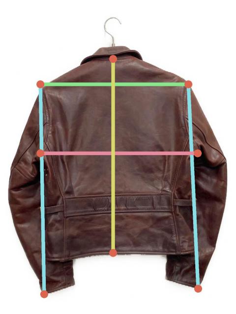 中古・古着通販】Aero LEATHER (エアロレザー) レザージャケット