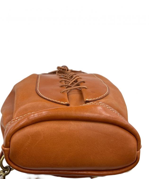 中古・古着通販】Herz (ヘルツ) レザーリュック ブラウン｜ブランド