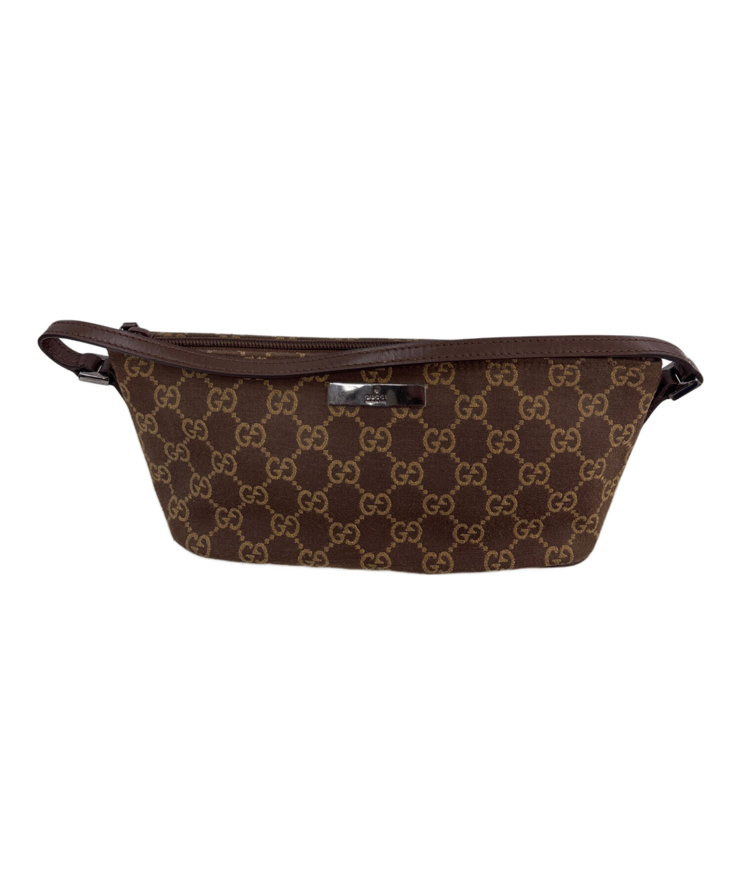 GUCCI グッチ 古本 中古・古着通販】GUCCI (グッチ) アクセサリーポーチ ブラウン