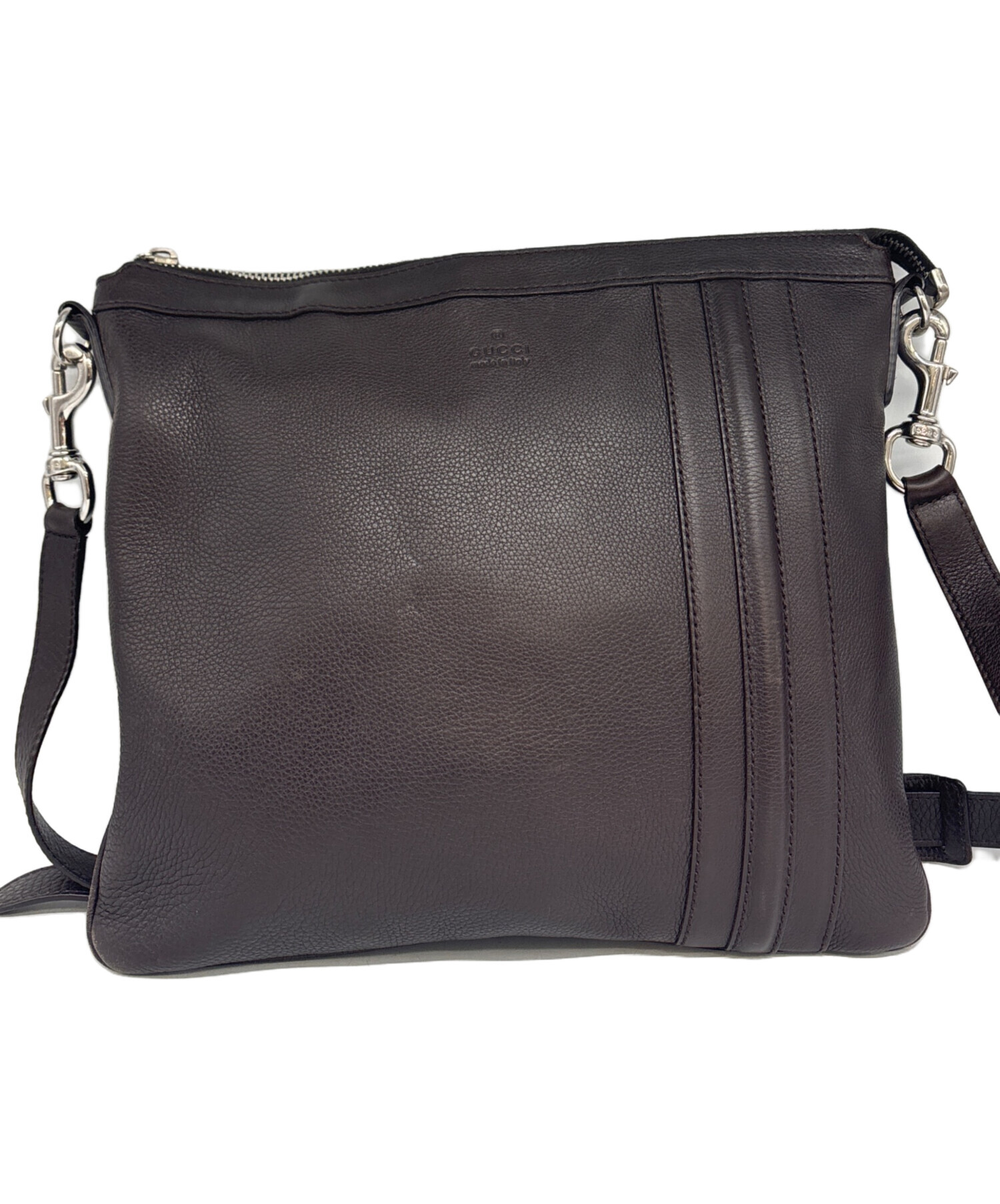 み*の様 美品☆希少正規品✨GUCCIショルダーバッグ 中古・古着通販】GUCCI (グッチ) ショルダーバッグ ブラウン｜ブランド