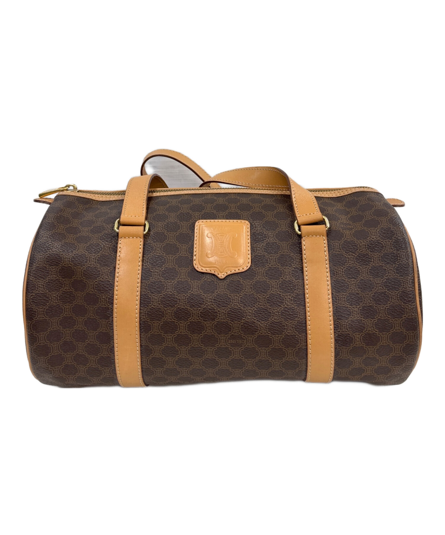 セリーヌパック【正規品】　中古　 お値下げしました 中古・古着通販】CELINE (セリーヌ) ハンドバッグ マカダム柄 ベージュ