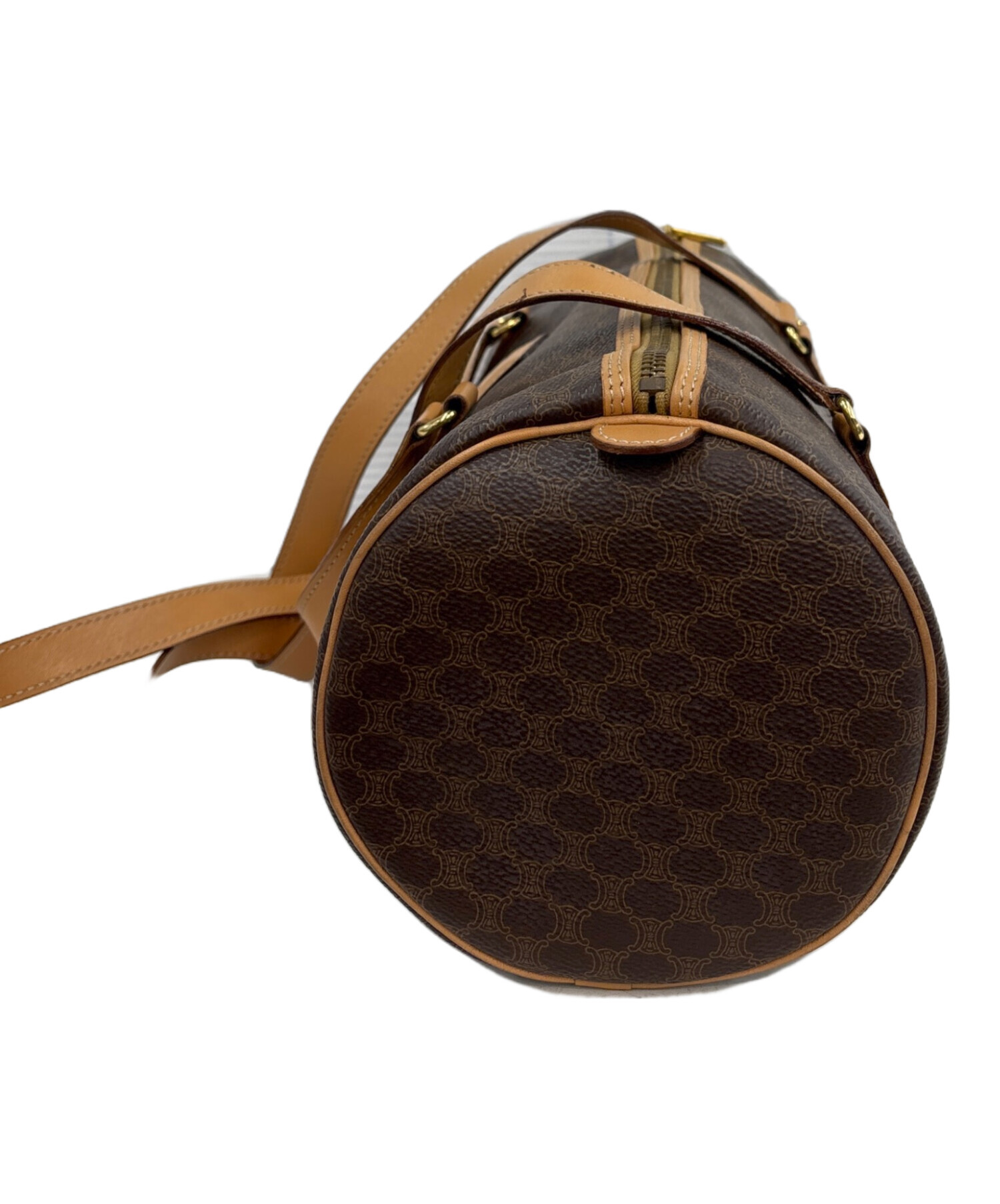 中古・古着通販】CELINE (セリーヌ) ハンドバッグ マカダム柄 ベージュ