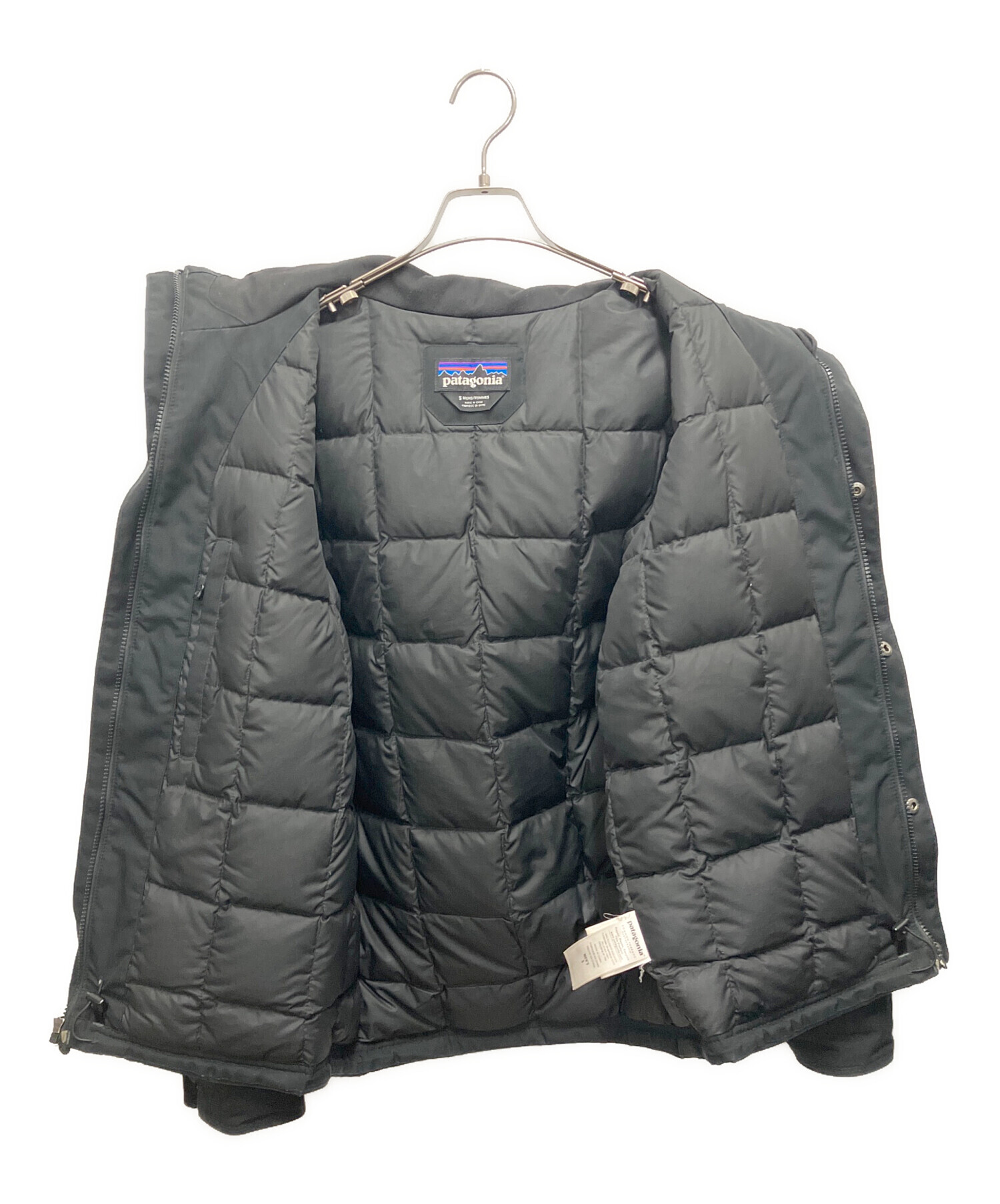 パタゴニア ダウン　クリーニング、汗抜き、抗ウイルス加工済　2T 中古・古着通販】Patagonia (パタゴニア) WANAKA DOWN JACKET ブラック