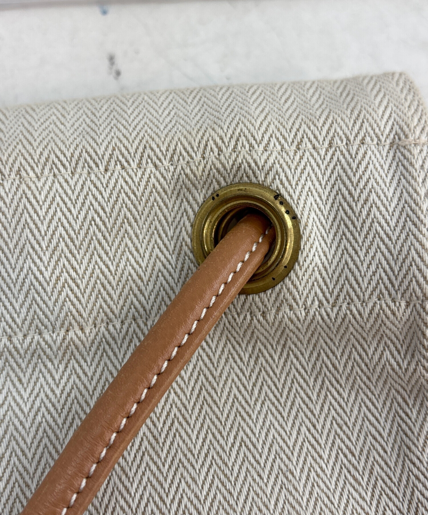 HERMES エルメス ショルダーバッグ - ベージュ系 【古着】【中古】 HERMES（エルメス）ショルダーバッグ ベージュ サイズ:MINI レディース