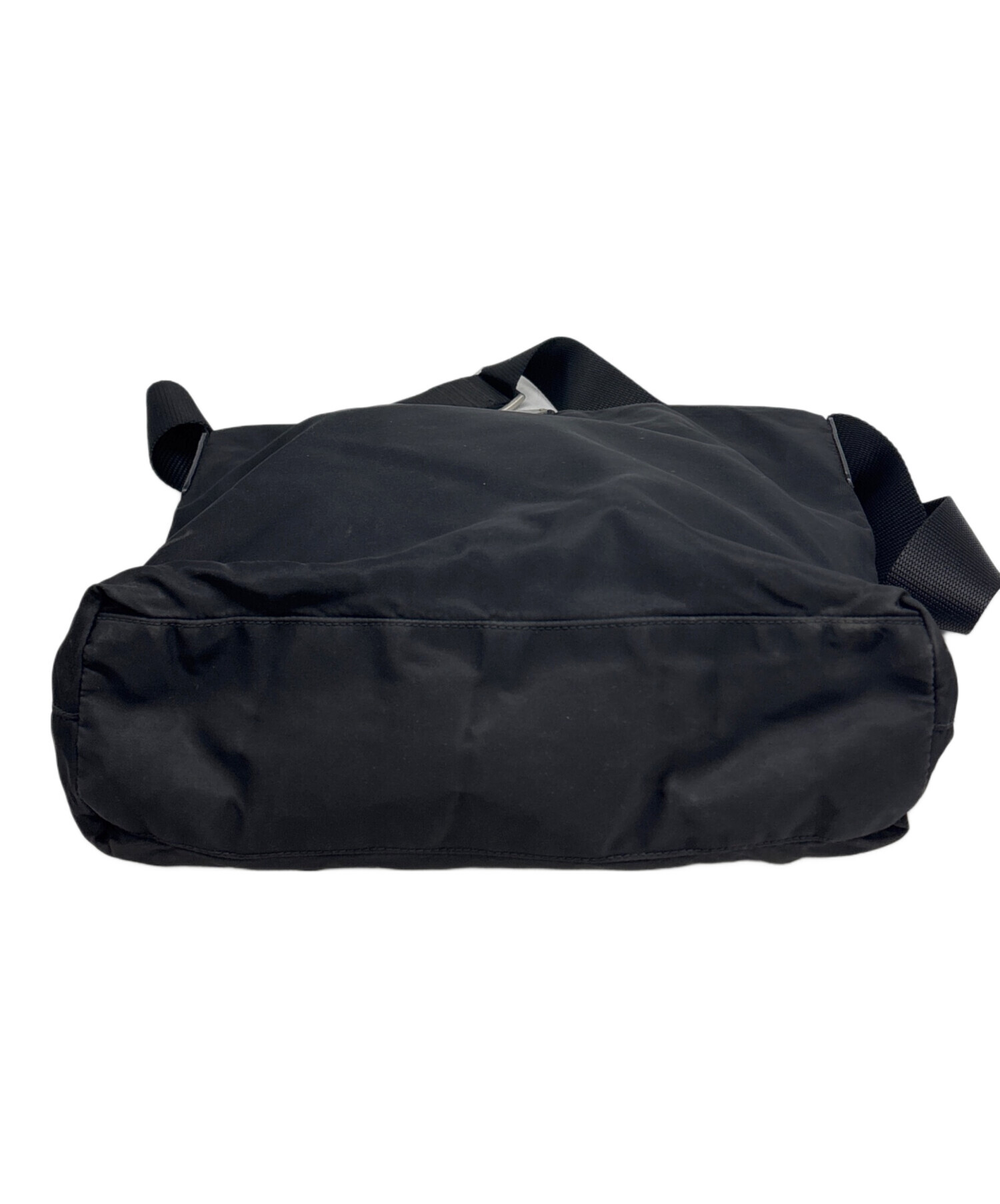 中古・古着通販】PRADA (プラダ) ナイロンショルダーバッグ ブラック
