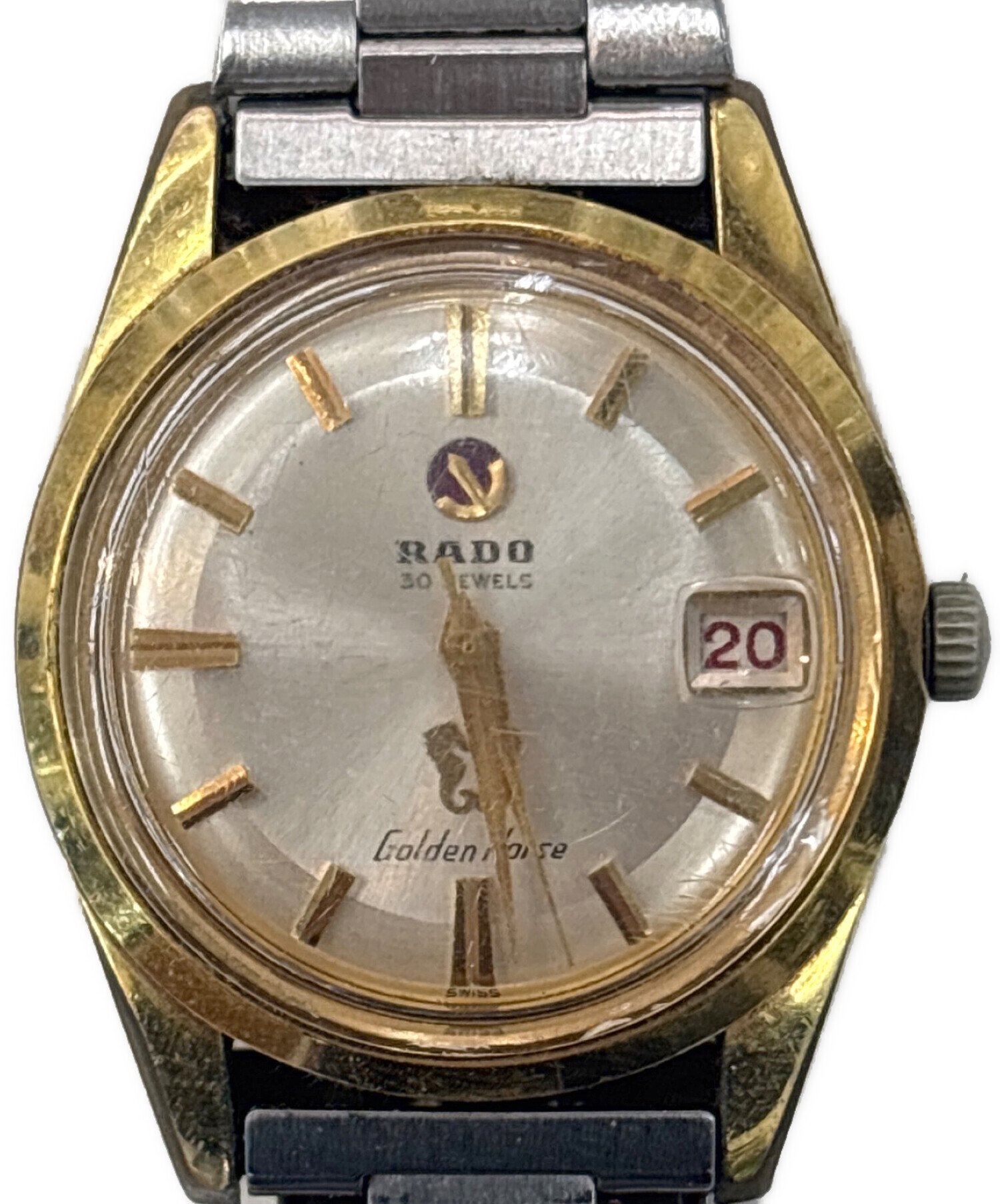 RADO 高級腕時計 グレー　古傷ありヴィンテージ時計 中古・古着通販】RADO (ラドー) 腕時計｜ブランド・古着通販