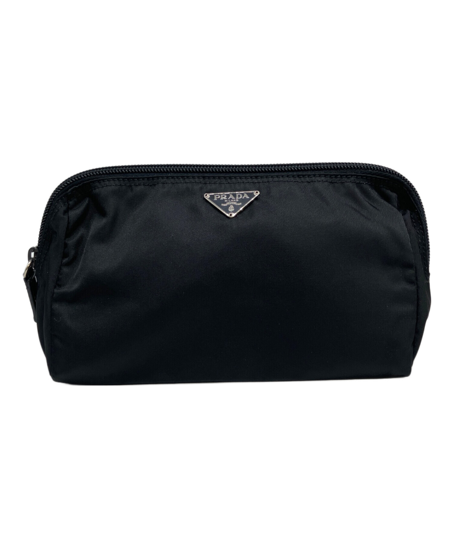 中古・古着通販】PRADA (プラダ) ナイロンポーチ ブラック|ブランド 中古・古着通販】PRADA (プラダ) ナイロンポーチ ブラック|ブランド