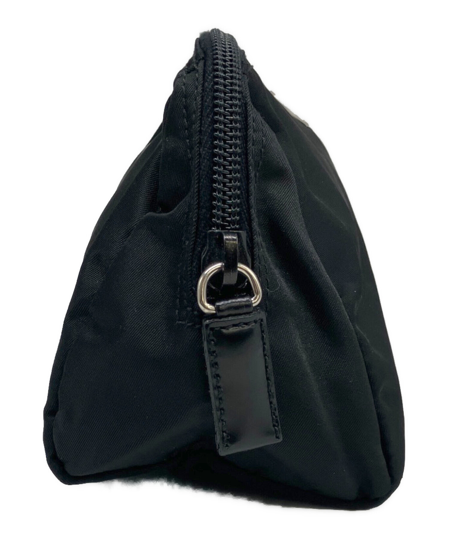 中古・古着通販】PRADA (プラダ) ナイロンポーチ ブラック｜ブランド