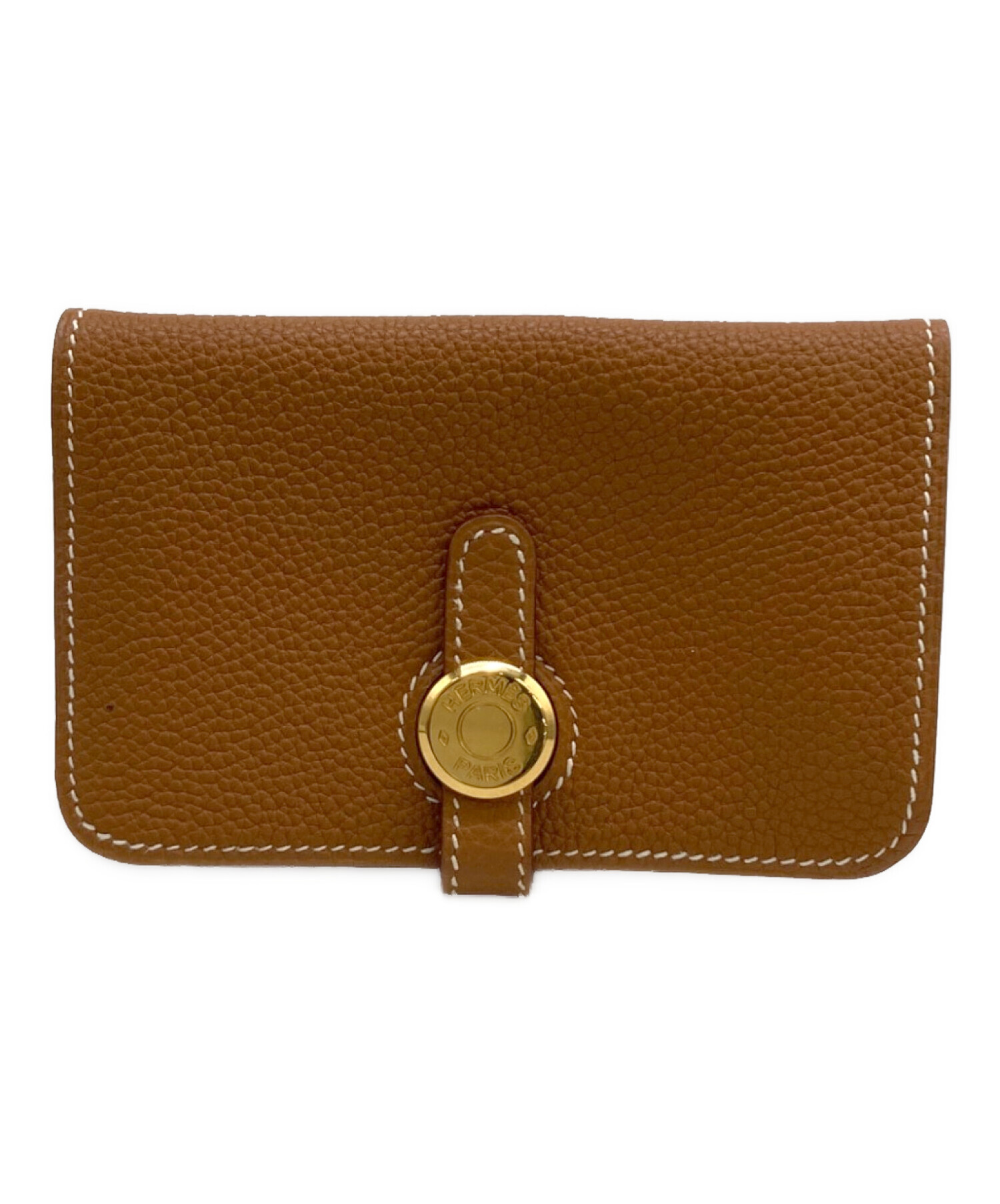 中古・古着通販】HERMES (エルメス) カードケース ドゴン ブラウン