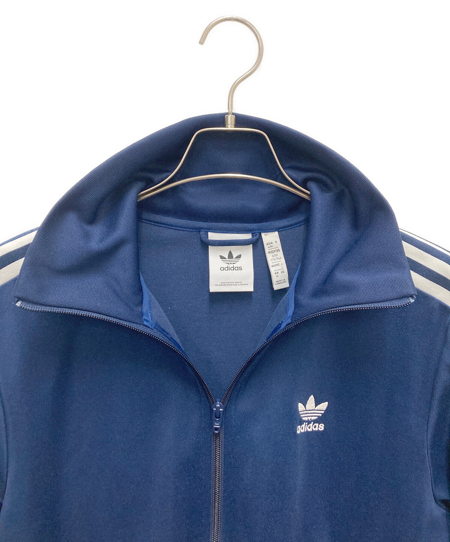 中古・古着通販】adidas (アディダス) トラックジャケット ネイビー