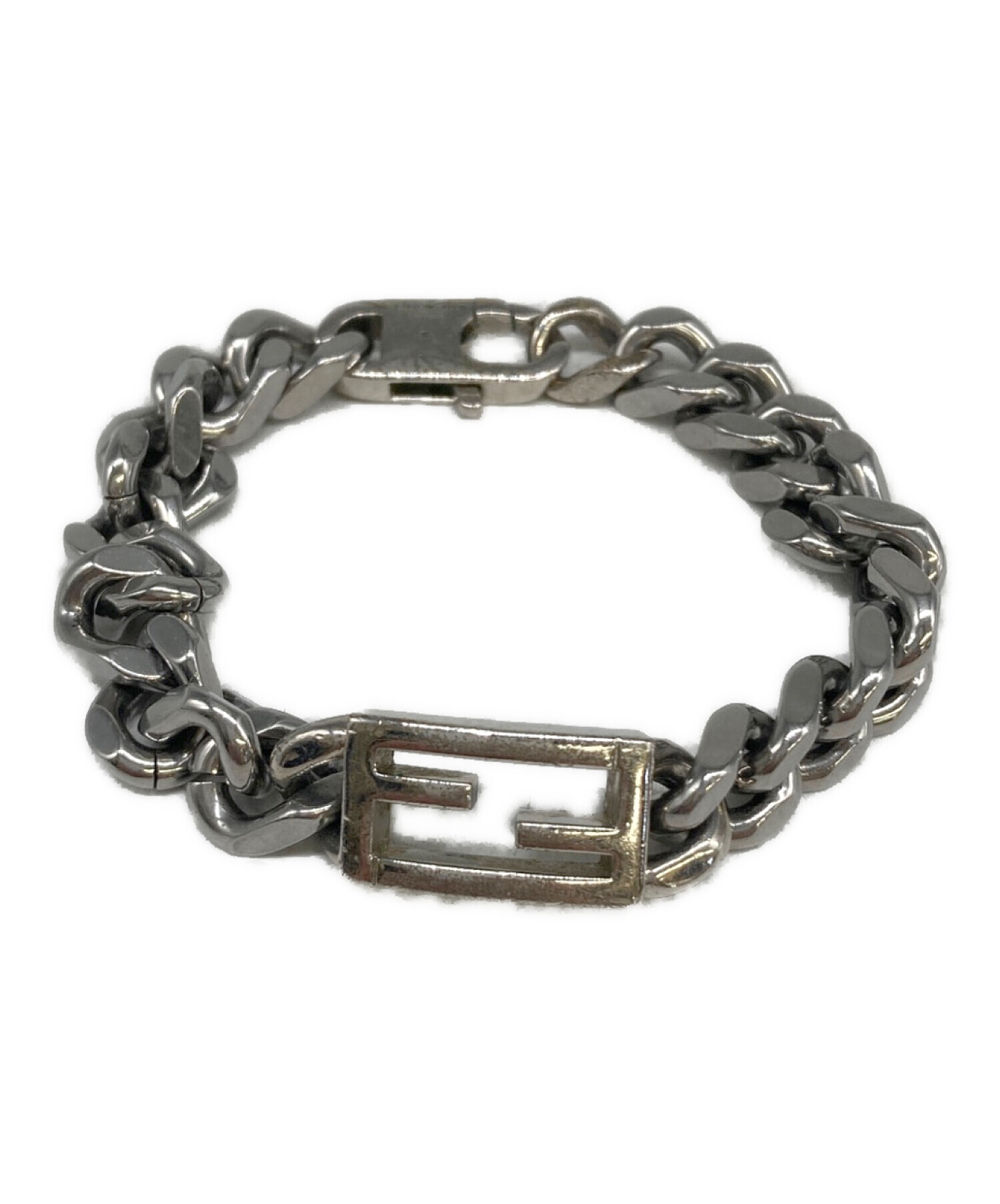 中古・古着通販】FENDI (フェンディ) ブレスレット シルバー サイズ