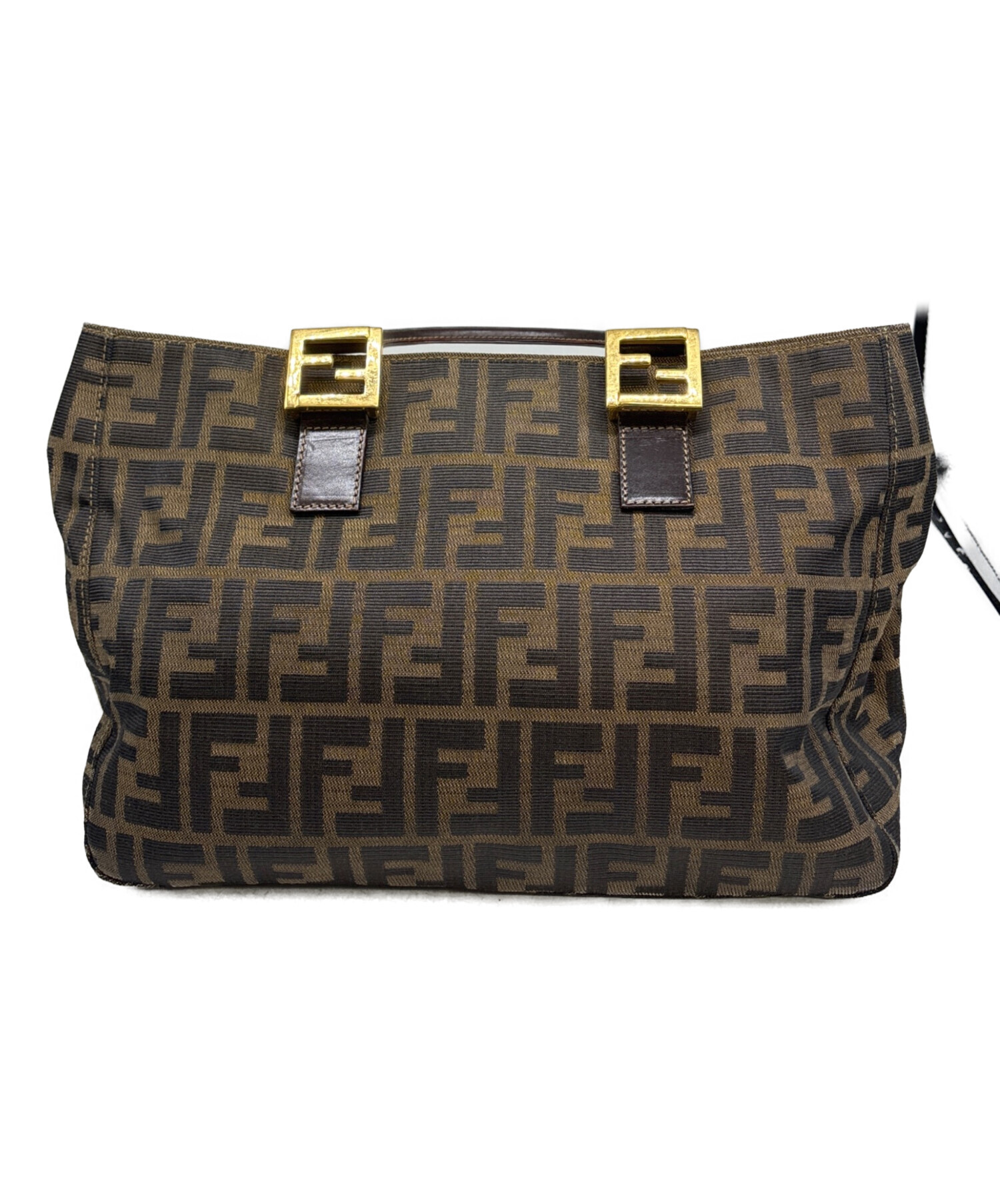 中古・古着通販】FENDI (フェンディ) ハンドバッグ ズッカ ブラウン