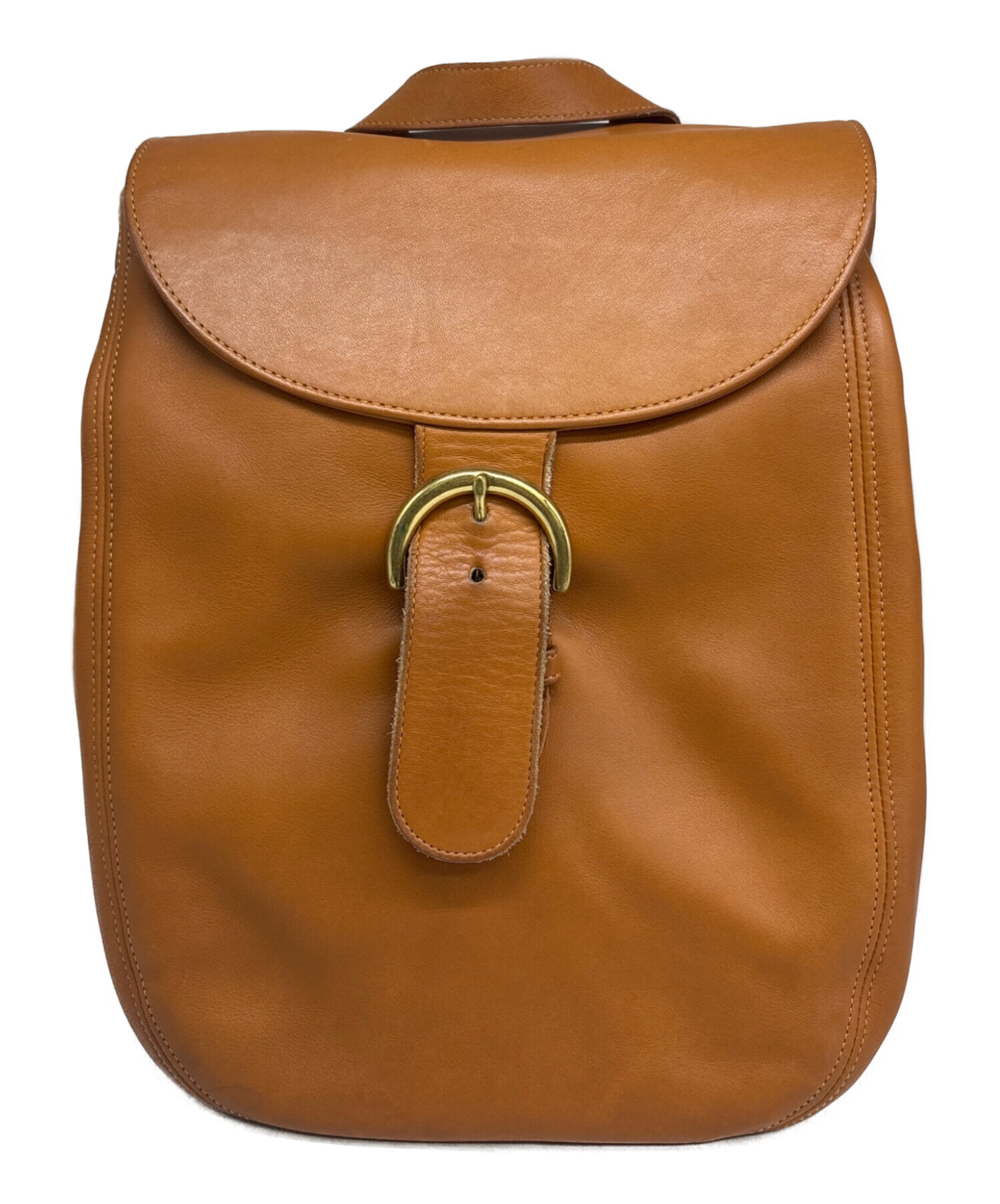中古・古着通販】COACH (コーチ) レザーリュック キャメル｜ブランド