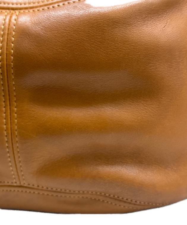 中古・古着通販】COACH (コーチ) レザーリュック キャメル｜ブランド
