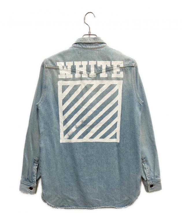 中古・古着通販】OFFWHITE (オフホワイト) デニムジャケット 