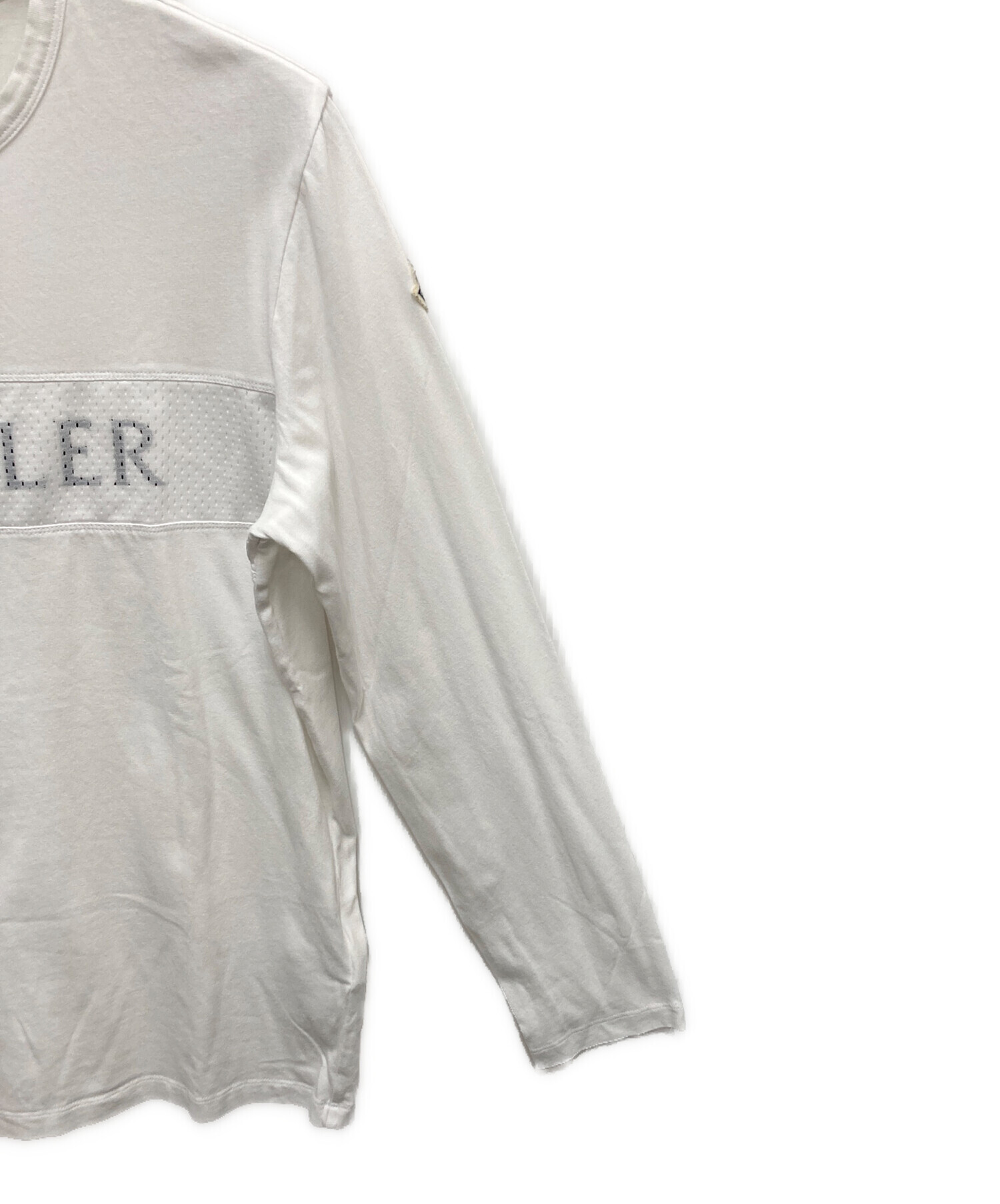 中古・古着通販】MONCLER (モンクレール) 長袖カットソー ホワイト