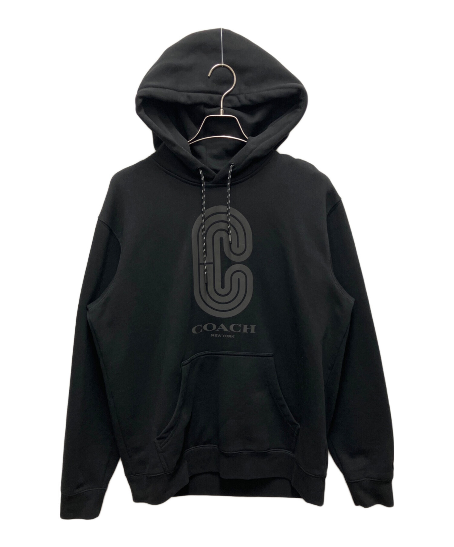 COACHパーカー 新品未使用 中古・古着通販】COACH (コーチ) プルオーバーパーカー ブラック