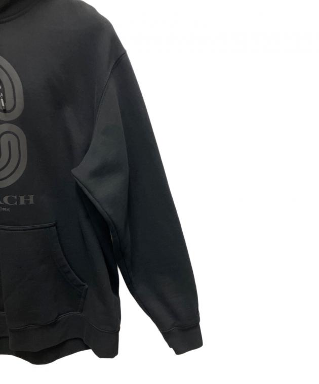 中古・古着通販】COACH (コーチ) プルオーバーパーカー ブラック