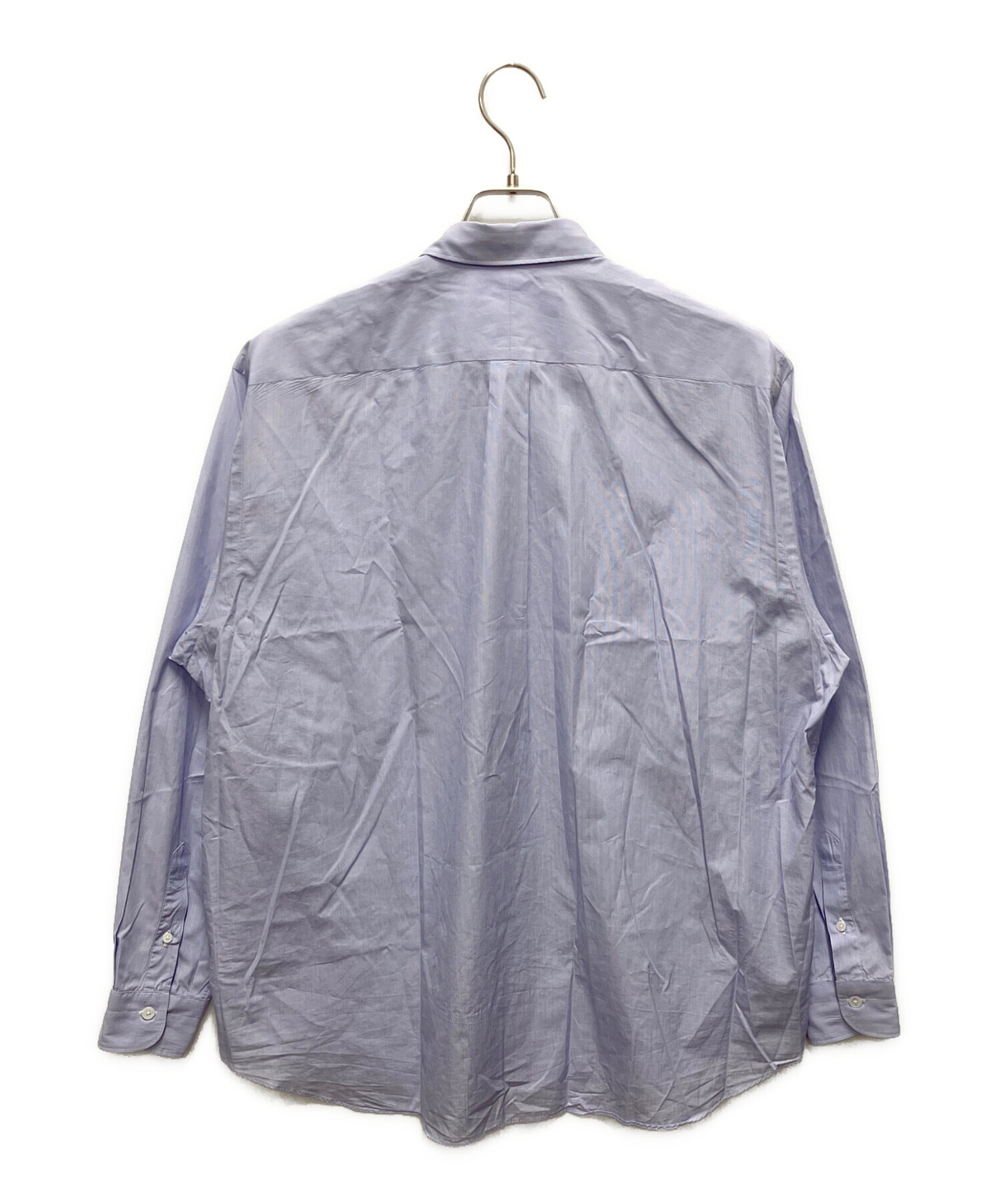 中古・古着通販】COMOLI (コモリ) ポプリンシャツ ブルー サイズ:SIZE