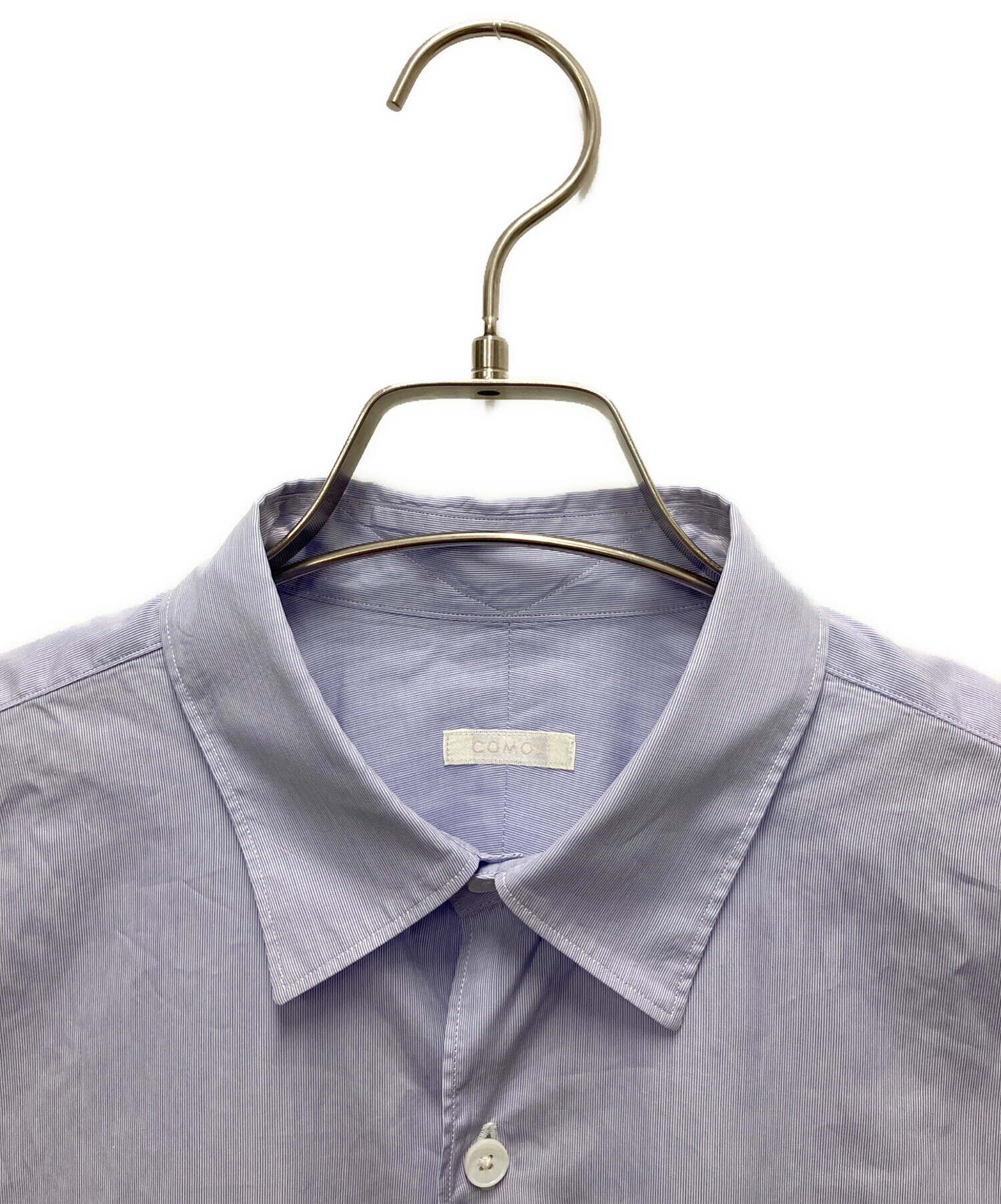COMOLI コモリ 20AW  ポプリンシャツ サイズ2 新品未使用 中古・古着通販】COMOLI (コモリ) ポプリンシャツ ブルー サイズ:SIZE
