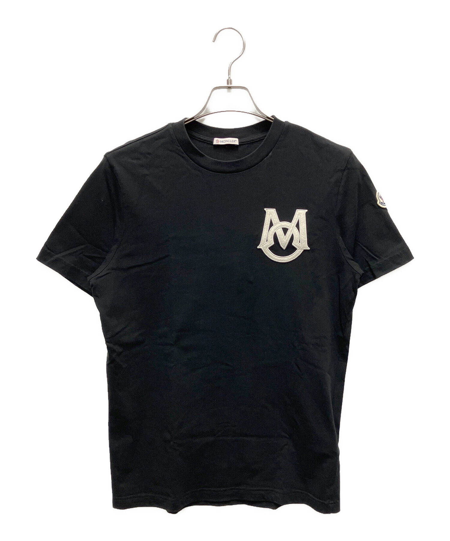 中古・古着通販】MONCLER (モンクレール) 半袖カットソー ブラック