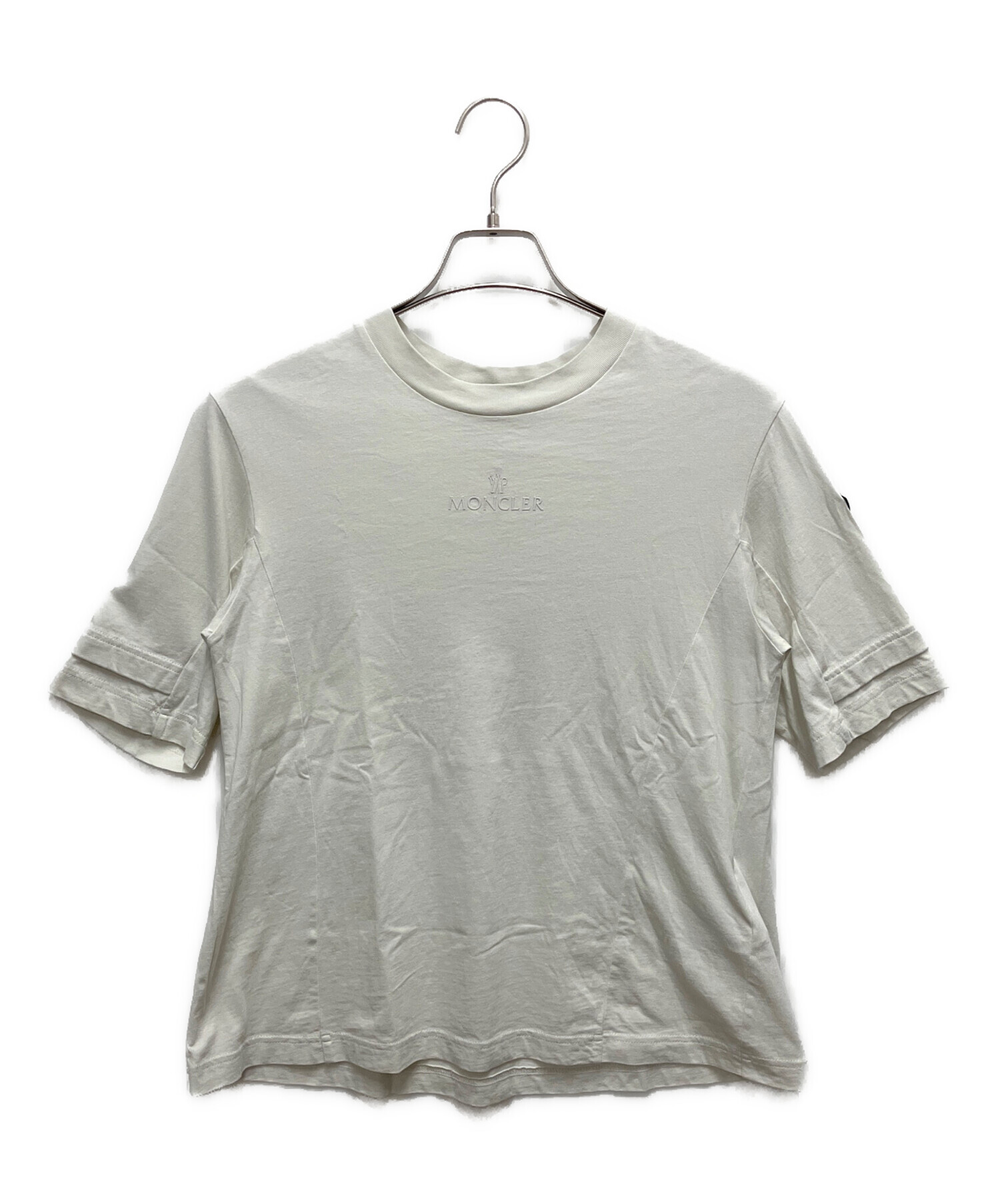 Moncler 半袖 中古・古着通販】MONCLER (モンクレール) 半袖カットソー ホワイト