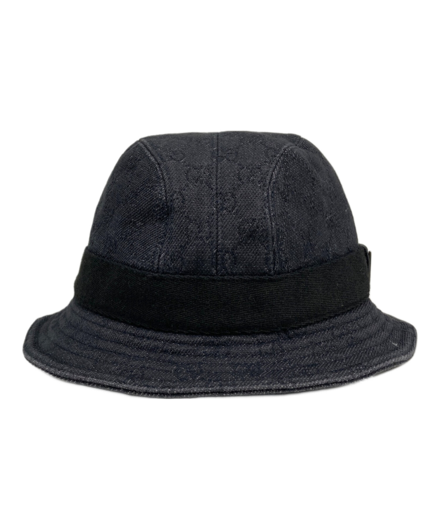 GUCCI バケットハット　黒　サイズXL 60cm 美品　本物 中古・古着通販】GUCCI (グッチ) バケットハット ブラック｜ブランド