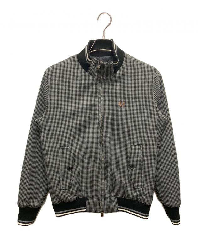 美品 フレッドペリー リバーシブル ma-1 ブルゾン 千鳥格子 Lサイズ 中綿 美品 FRED PERRY/フレッドペリー リバーシブルブルゾン ジャケット L